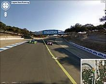 Mazda Raceway Laguna Seca in Google Street View. Foto: Auto-Reporter/Mazda